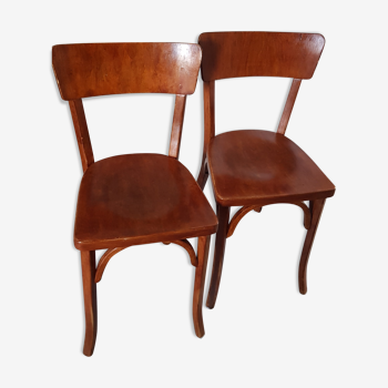 Paire de chaises bistrot Baumann