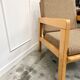 Fauteuil scandinave pied de poule