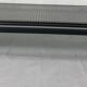 Table basse Pierre Vandel verre motif cannage noir