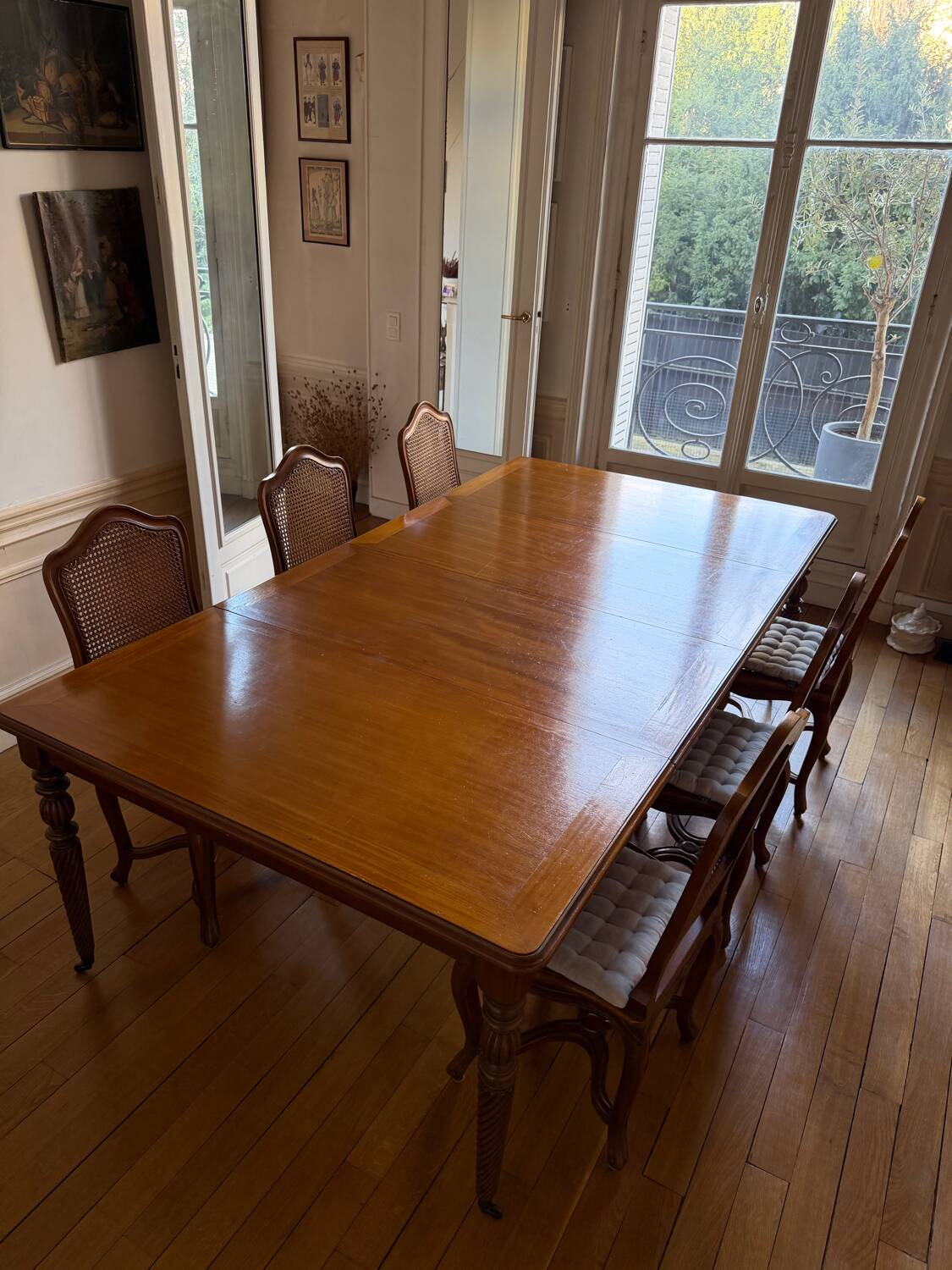Dining table - 19th century, Louis-Philippe style