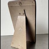 Antique  Art Deco Mahogany Wooden Frame  22.5 cm x 13.5 cm  convex glass