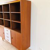 Scandinavian teak library 1960