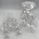 Pair of vannes crystal candelabra, 1960s decoration