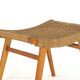 Footstool in the style of Audoux Minet | mid century modern vintage design