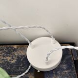 Art Deco triple globe waterfall pendant light