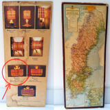 Scandinavian vintage pine suspension 1960