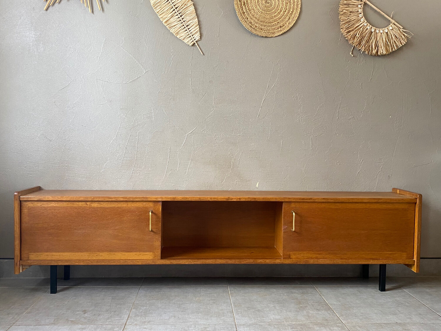 Vintage wooden row from the 50s-60s