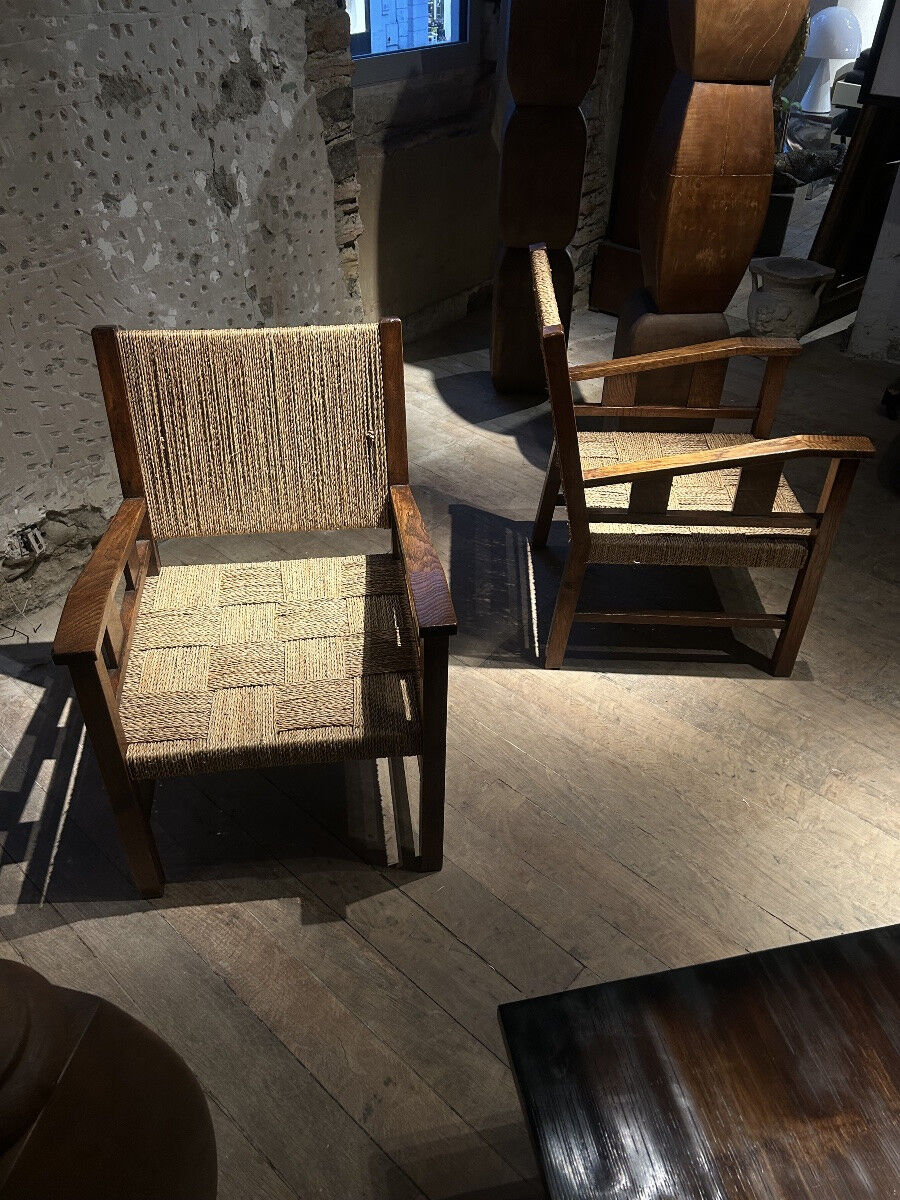 Francis Jourdain - Pair of armchairs circa 1920