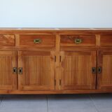 Enfilade en teck et bambou
