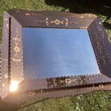1940s smoked mirror with glazing bars