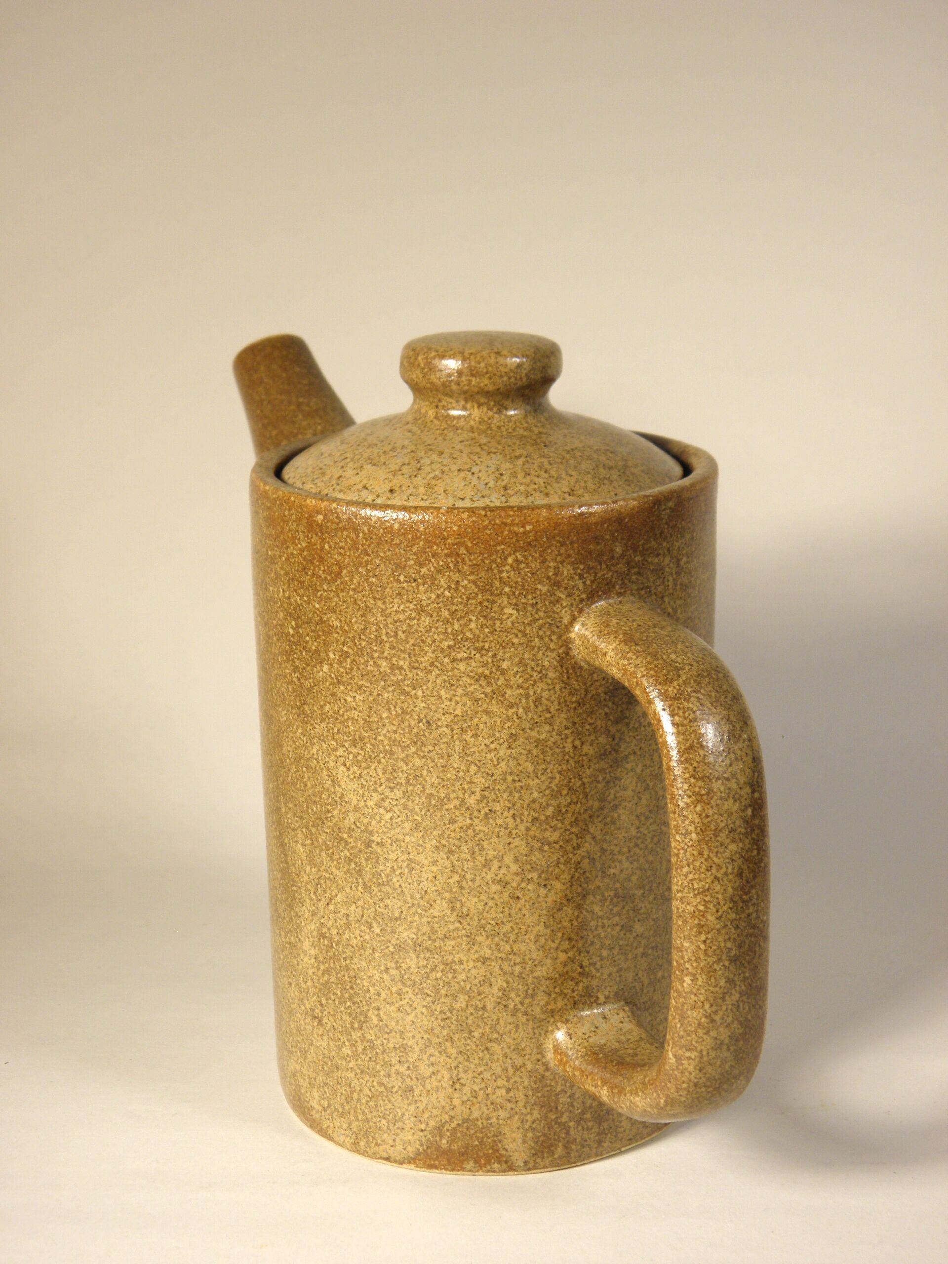 70s sandstone teapot