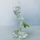 Glass bird candle holder
