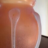 Vase pâte de verre Murano Scavo ancien