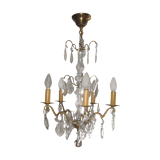 Old stamps chandelier