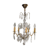 Old stamps chandelier