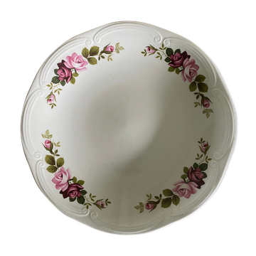 Plat creux ancien faïence Gien modèle Champs