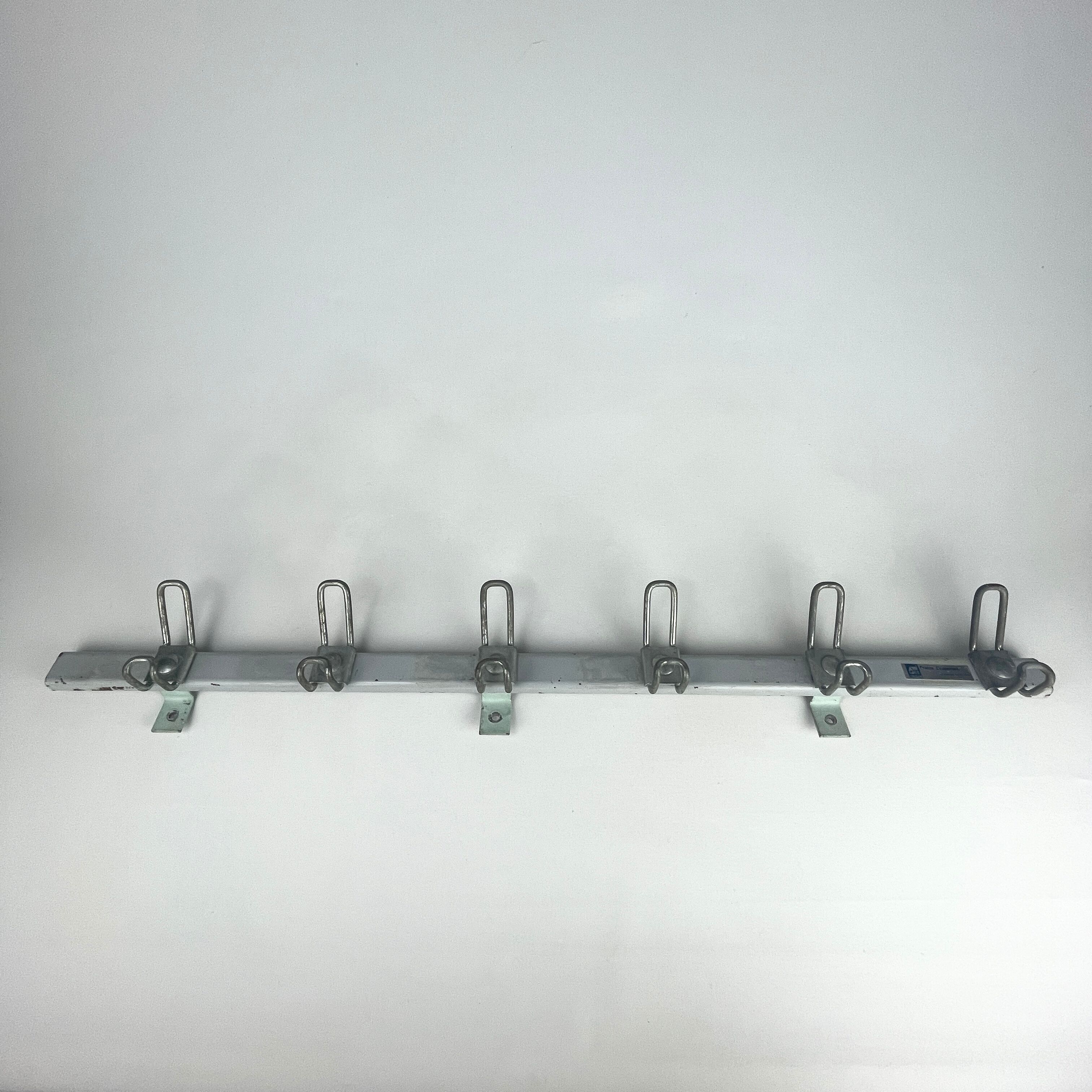 Wall coat racks of metal schools in the 60s