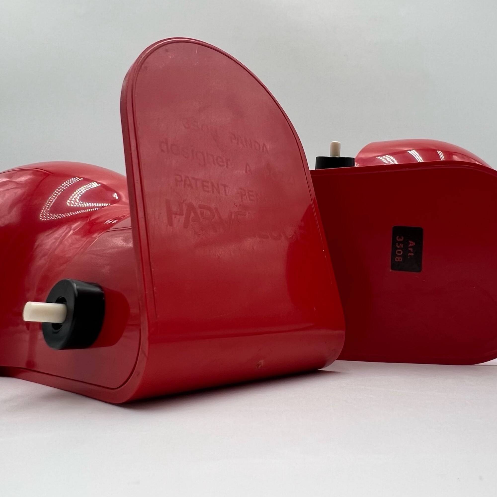 Pair of Table Lamps 'Panda' by Ambrogio Pozzi for Harveiluce, 70s