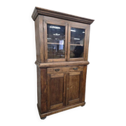 Vintage wooden display cabinet / sideboard / wardrobe
