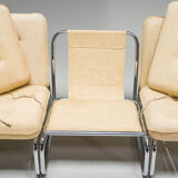 Three-Seater Borkum Sofa and Armchairs by Johan Bertil Häggström for Ikea, 1970s, Set of 2