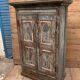 Rajasthani wardrobe in Burmese teak with original patina.