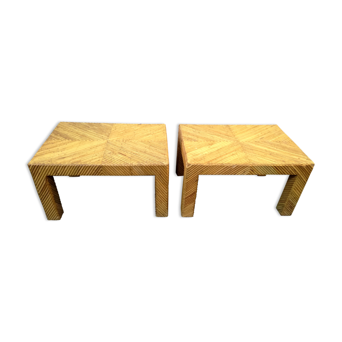 Pair coffee tables Lived del sol 1970