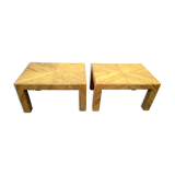 Pair coffee tables Lived del sol 1970