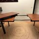 Extendable dining table La Redoute - Walnut and Brass Design
