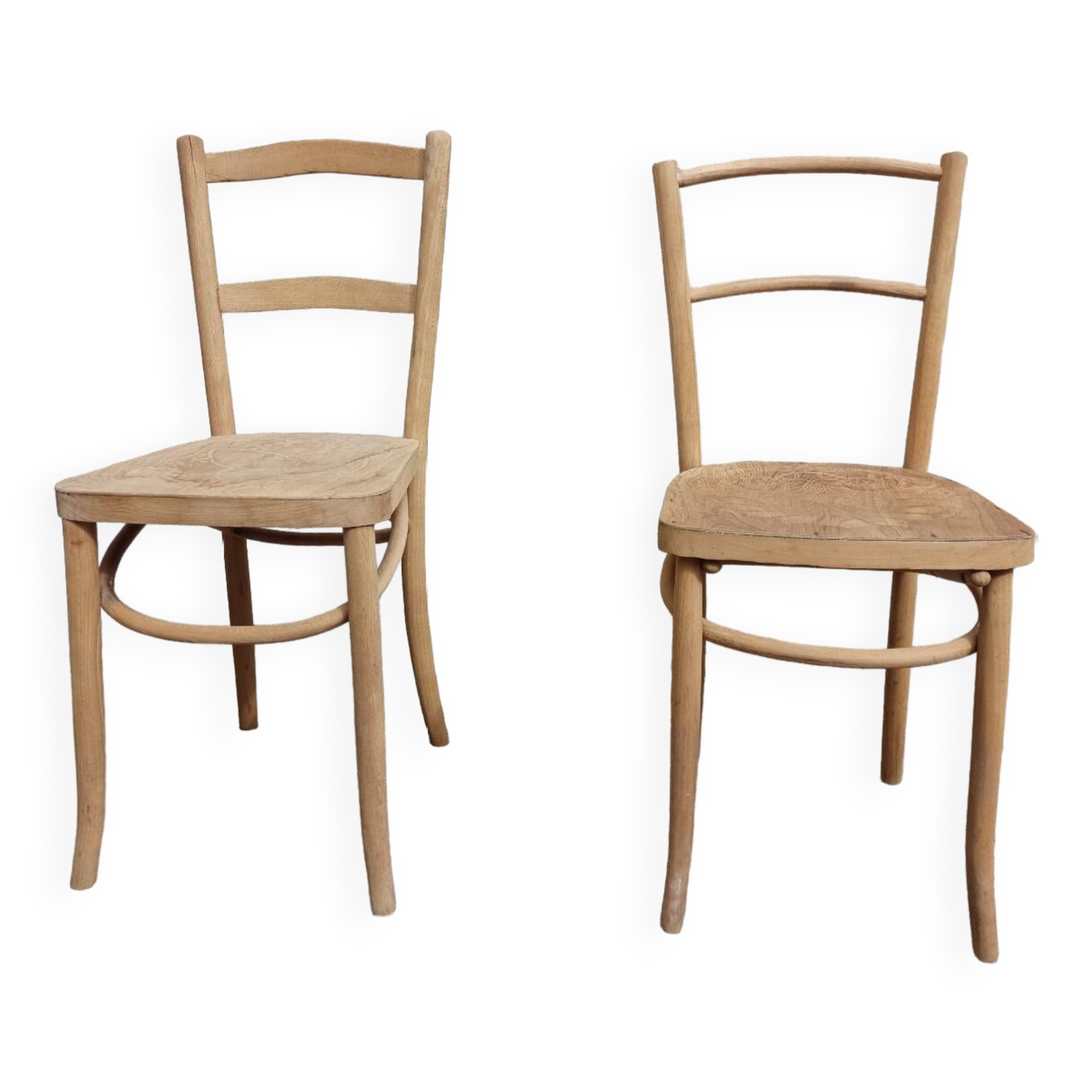 Two curved chairs
