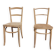 Deux chaises courbées
