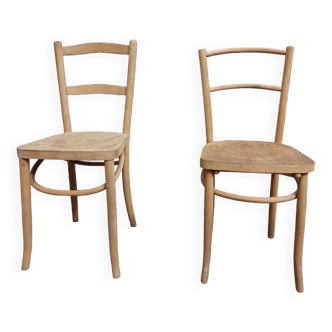 Two curved chairs