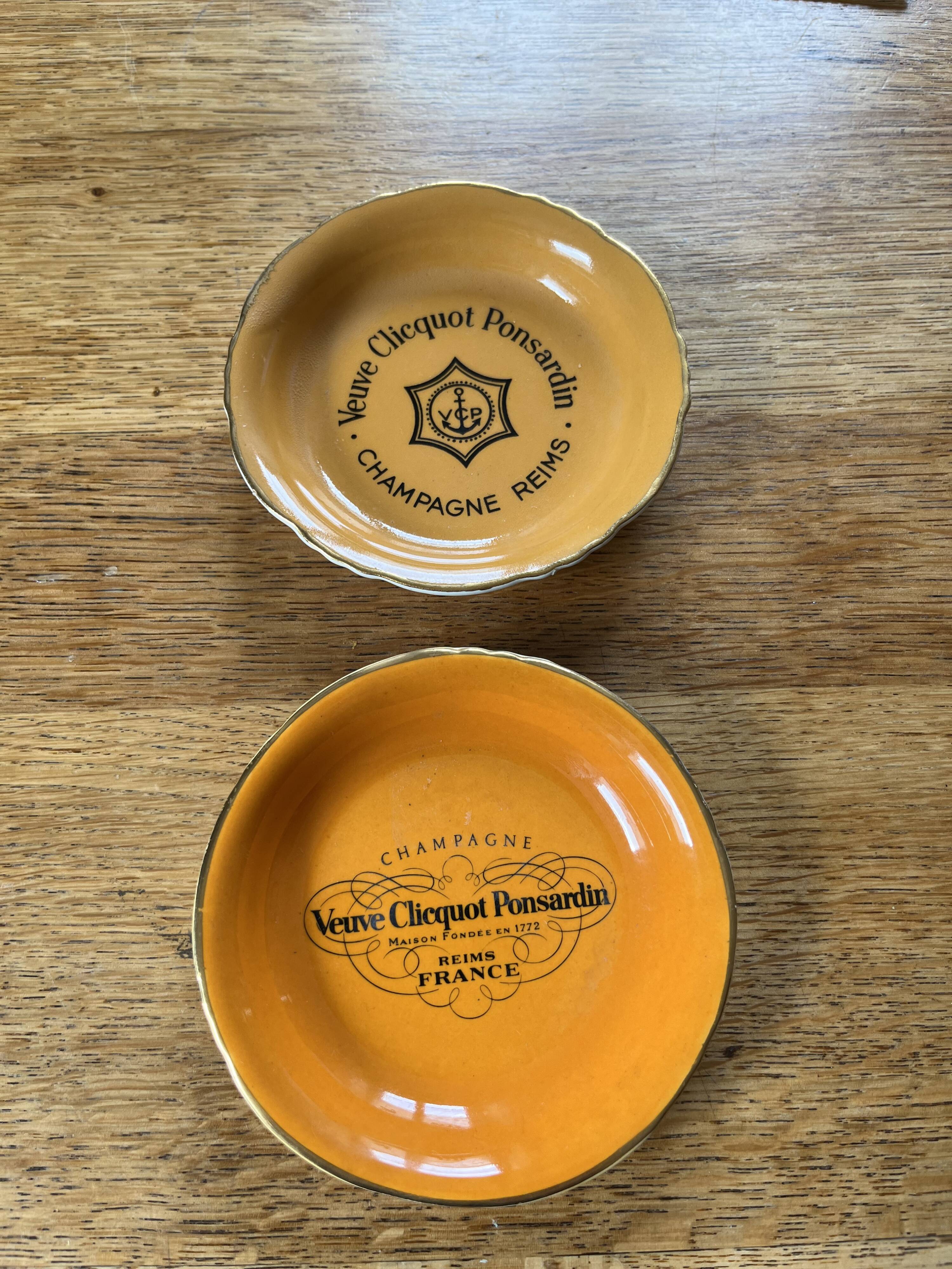 Veuve Clicquot ashtrays