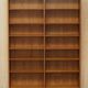 Pair of large open bookshelves Poul Hundevad Mid Century Modern in teak