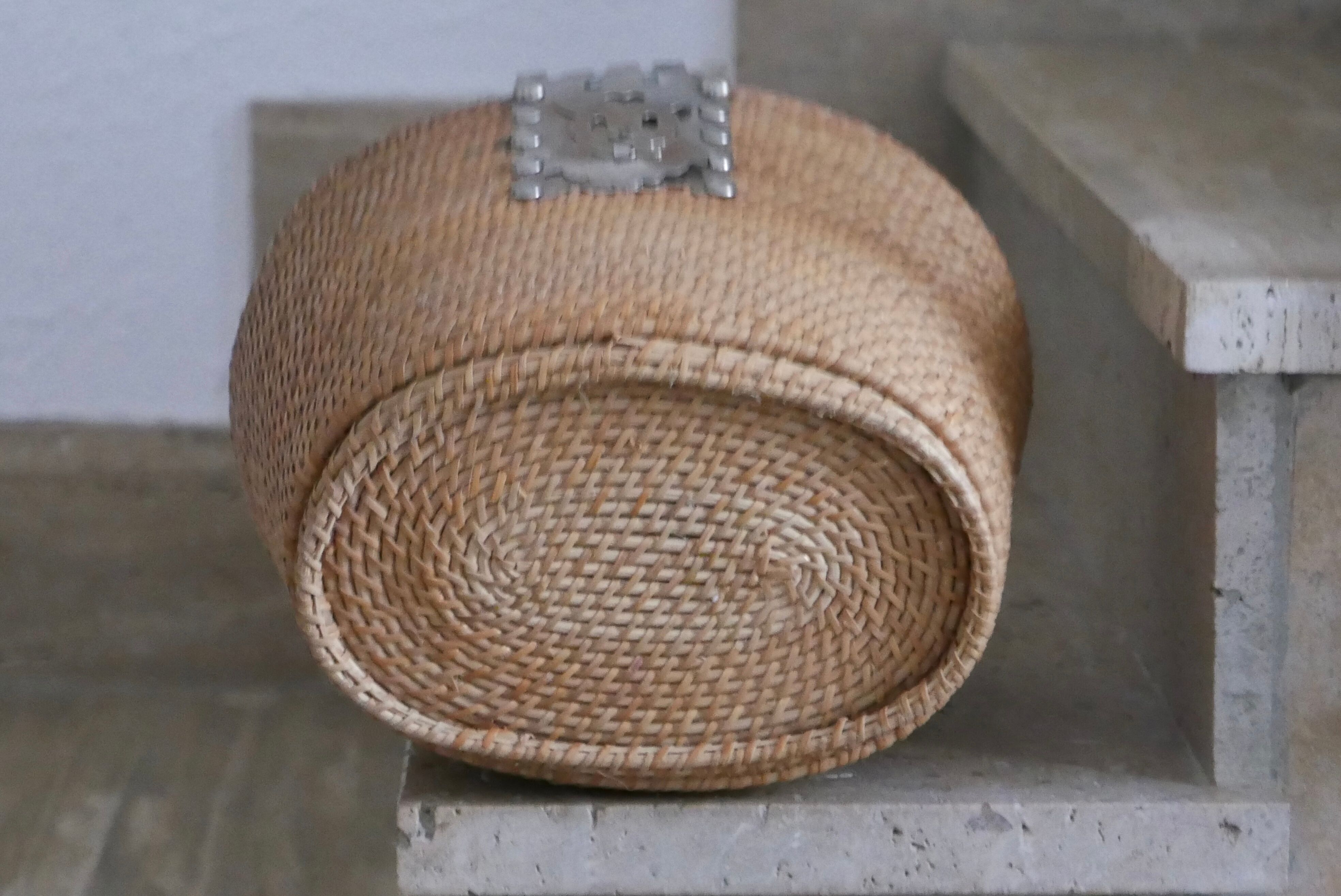 Vanity wicker box, 60s