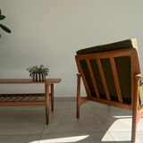 Danish Scandinavian armchair in teak