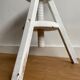 Tabouret d'architecte à vis en bois blanc