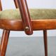 Set of four 1960s Šuman mid-century beech dining chairs, restored upholstery