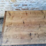 Farmhouse table with two extensions