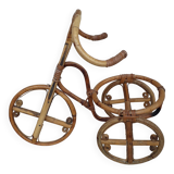 Porte-plante rotin