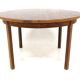 Rosewood dining table, Hugo Troeds, Bjärnum, Sweden, 1960