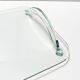 Transparent Glass Tray  Italy 1980s