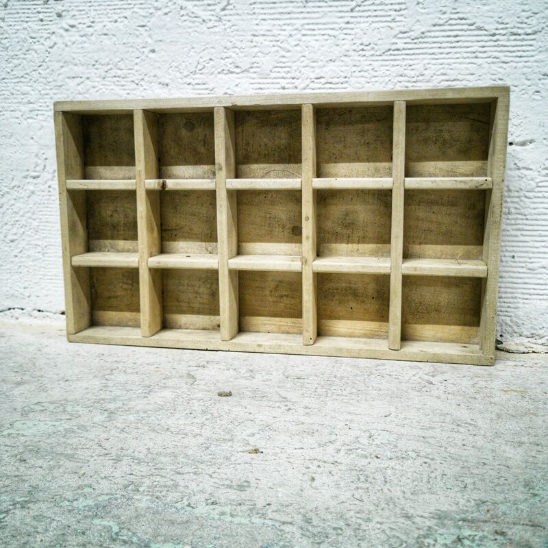 Wooden locker 15 boxes