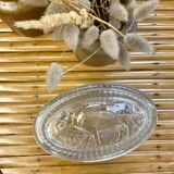 Vintage glass butter maker