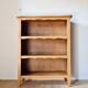 Honey-coloured antique wooden bookcase - antique library