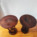 Paire de consoles Art déco en bois