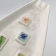 Glazed ceramic bowl, cracked glass decoration, signed Jacquin of California (USA) - 1950s