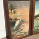 Paire tableaux exotiques