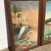 Pair of exotic paintings