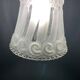 Frosted pressed molded glass suspension