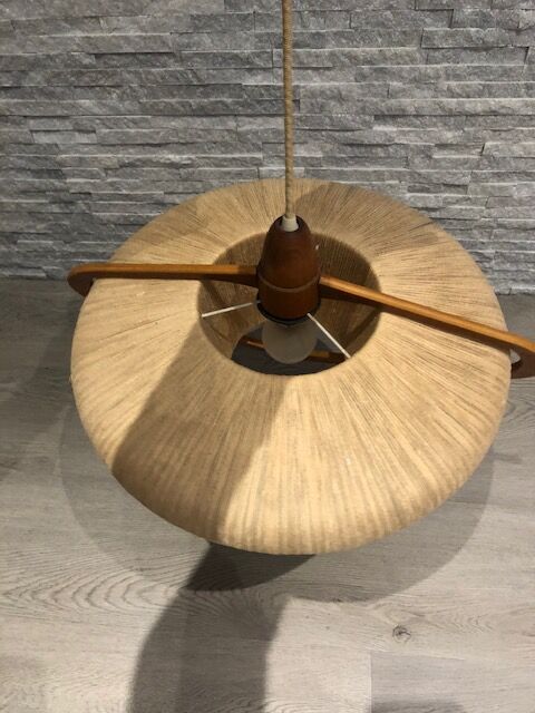 Scandinavian lustre sisal teak goes up and down